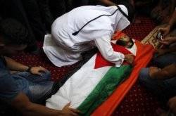 Palestinians bury victims of Israeli attack