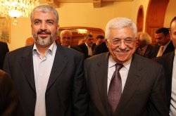 Abbas and Meshaal in Cairo for talks