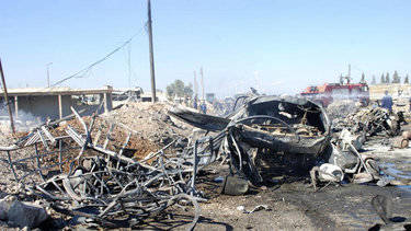 Dozens killed in Syria suicide bombing 