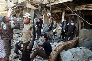 Syrian regime strikes on two opposition-held areas kill 23