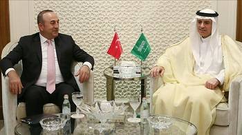 Turkish FM meets Saudi counterpart in Riyadh