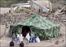 Most Pakistan Quake Tents can