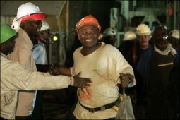 Rescuers save 1,350 South African gold miners