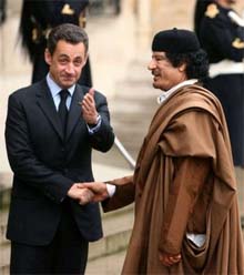 Gaddafi visit seals French deals 