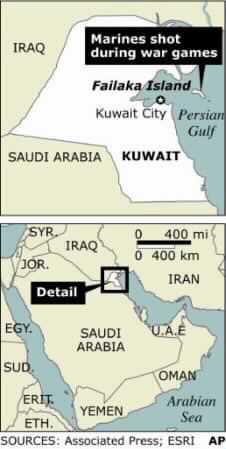 "Terrorist" attack on US marines in Kuwait was by an al-Qaeda cell