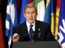 Bush Warns Saddam Come Clean or Your Days Numbered; Long Postponed Iraqi Opposition Conference Now in Doubt