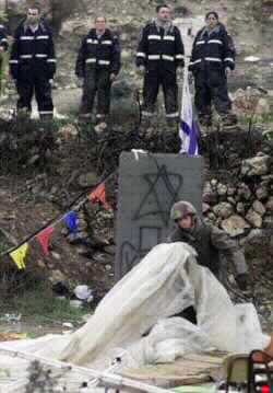 Israeli Occupation forces Raze Settler Post, Palestinian Home