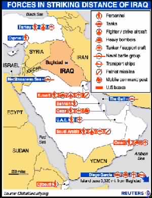 No Set Timetable for War on Iraq: Anglo-American Political & Military Leaders