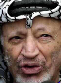 Arafat Offers Olive Branch to Re-Elected Israeli PM