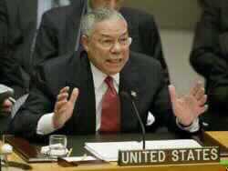 Powell Appears to Have Failed in Changing Minds Over UN Arms Inspection Operations in Iraq