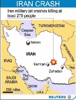 302 Iranian Soldiers Die in Plane Crash