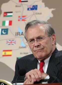 Rumsfeld Embarks on a Tour of the Gulf