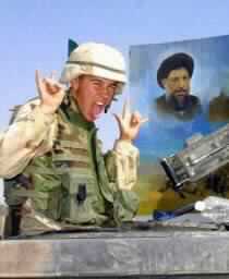 Two US Soldiers Wounded In Baghdad as Bush Asks 87 $ Billion for Iraq