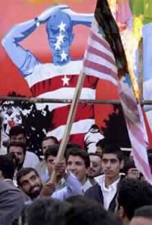 Iranian Students Demonstrate to Mark Anniversary of US Hostage Taking