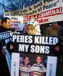 Arab-Americans Protest Award to Peres