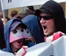 Anti-Globalisation Protest in Warsaw