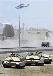 Occupation Tanks Poised to Enter Falluja